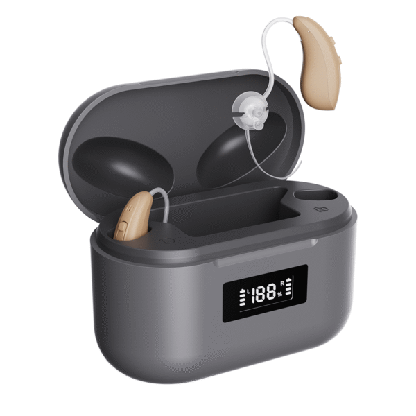 JH-D260 BTE Analog Hearing Aid with Battery Display