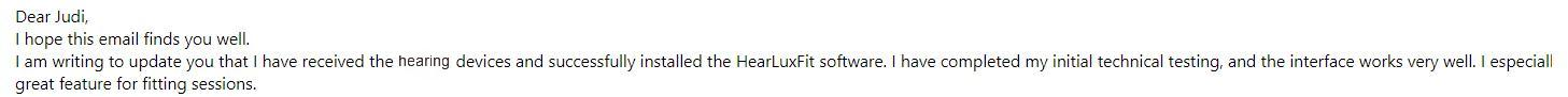 Europe Hearing Center Review - HearLuxFit Software