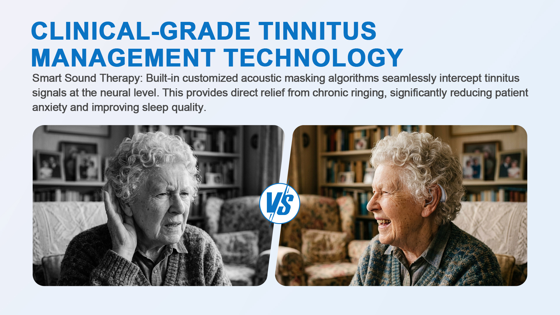 JH-DW1B clinical grade tinnitus management technology